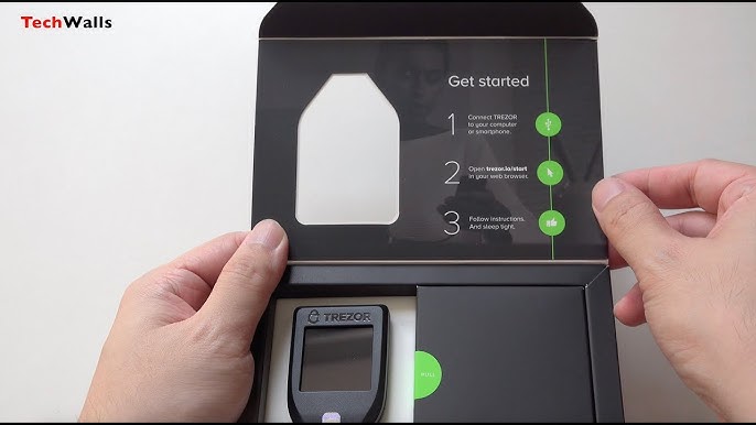 Trezor Model T cryptocurrency wallet