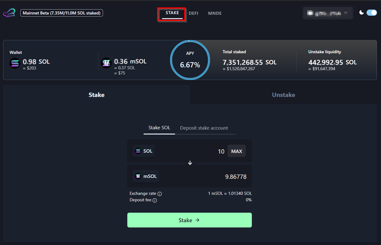Solana staking platform Marinade Finance
